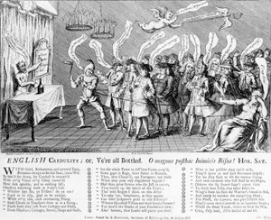 English Crudility or Yere all Bottled, 1749 od English School