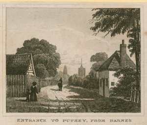 Vstup do Putney z Barnes od English School
