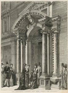 Vstup do Grosvenor Gallery od English School
