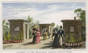 Vstup do zoologické zahrady, Regents Park od English School