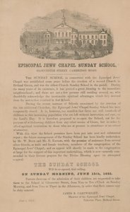 Nedělní škola v kapli biskupských Židů od English School
