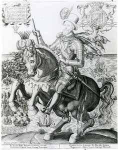 Jezdecký portrét Charlese Howarda od English School