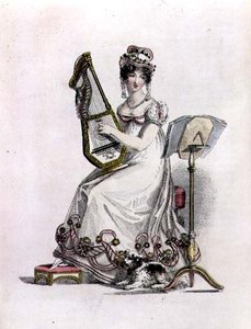 Večerní/operní šaty, módní deska z Ackermann