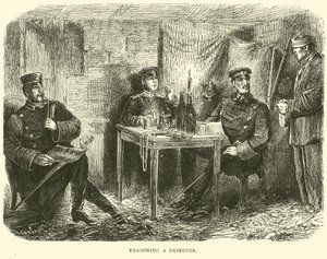 Zkoumání dezertéra, únor 1871 od English School