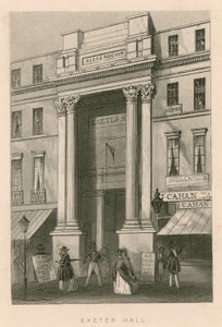 Exeter Hall, Strand, Londýn od English School