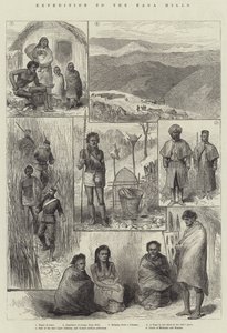 Expedition to the Naga Hills (rytina) od English School