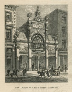 Exteriér nové pasáže na Old Bond Street od English School