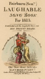Fairburn seniors Laughable Song Book pro rok 1813 od English School