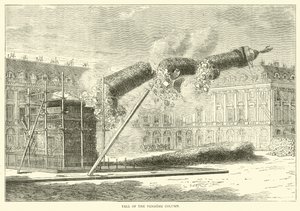 Fall of the Vendome Column, duben 1871 od English School