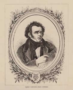 Slavní skladatelé, Franz Schubert (rytina) od English School