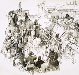 Slavní vězni: Marie Antoinetta na cestě ke gilotině od English School