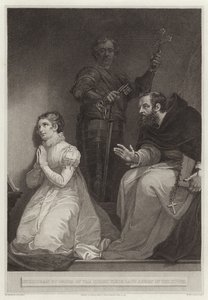 Feckenham z rozkazu královny navštíví Lady J Gray ve věži od English School