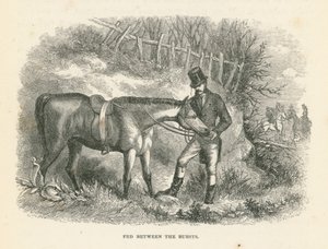 Gefüttert zwischen den Ausbrüchen (Gravur)