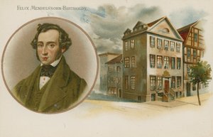 Felix Mendelssohn , německý skladatel a hudebník od English School