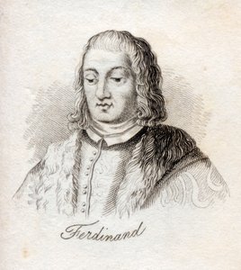Ferdinand V, král Kastilie, z „Crabbova historického slovníku“, vydaného v roce 1825 od English School