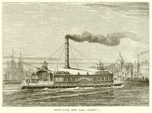 Ferry-Boat, New York Harbor od English School
