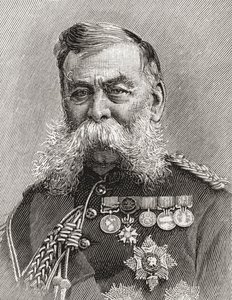 Polní maršál Sir John Linthorn Arabin Simmons od English School