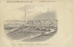 Flagstaff Hill, Weston-super-mare (litho) od English School