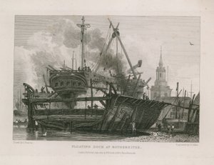Plovoucí dok v Rotherhithe od English School