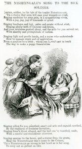 Florence Nightingaleová pečuje o nemocného vojáka na Krymu od English School