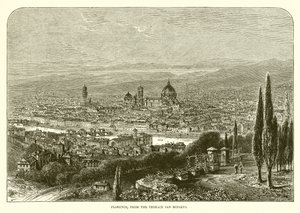 Florencie z terasy San Miniato od English School
