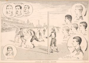 Fotbal – Ironopolis v. Stockton, 1892 od English School