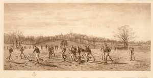Fotbal na Harrow School, 1887 od English School