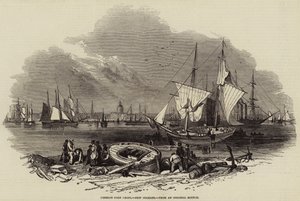 Foreign Corn Ports, New Orleans (rytina) od English School
