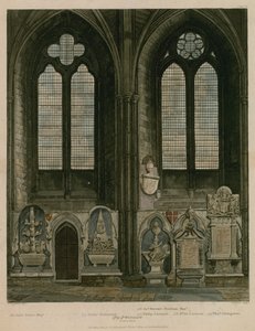 Čtvrté a páté okno, North Aisle, Westminster Abbey, Londýn od English School