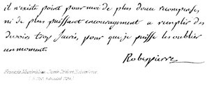 Francois Maximilian Joseph Isidore Robespierre, (nar. 1759, sťat 1794) od English School