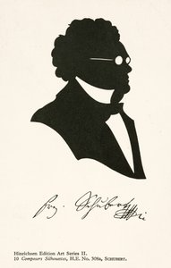 Franz Schubert, rakouský skladatel (litografie) od English School