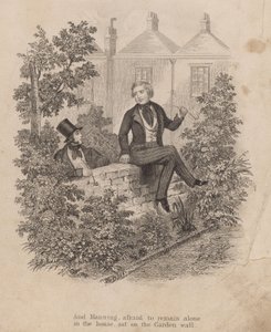 Frederick George Manning sedící na zdi po vraždě Patricka O