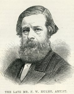 Frederick William Hulme (1816-84) z The Illustrated London News 6. prosince 1884 od English School