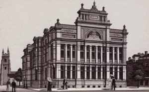 Free Library, Cardiff (litho) od English School