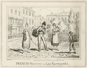 Francouzští hudebníci neboli Les Savoyards od English School