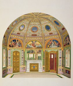 Fresková výzdoba v Letním domě Buckinghamského paláce, z Dekorace zahradního pavilonu v Grounds Buckinghamského paláce od Ludwiga Grunera (1801-82) a Anny Brownell Jameson (1794-1 od English School