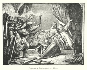Fridrich Barbarossa u Sús (rytina) od English School
