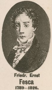 Friedrich Ernst Fesca (rytina) od English School