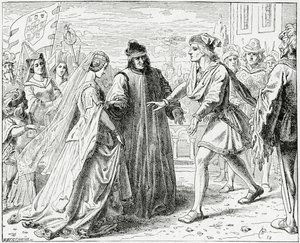 Friedrichs Reception of Eleanor, 1882 od English School