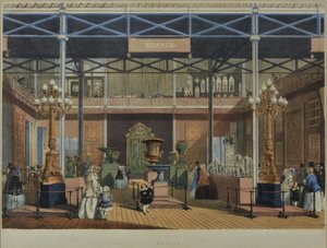 Z „Dickinsonových obsáhlých obrázků z Velké výstavy z roku 1851“, vydané 1854 Rusko, 1854 od English School