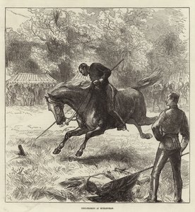 Přední strana obálky Illustrated London News, 12. června 1875 od English School