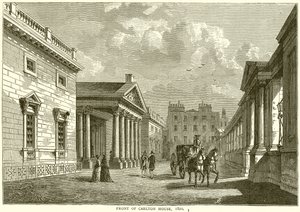 Před Carlton House, 1820 od English School
