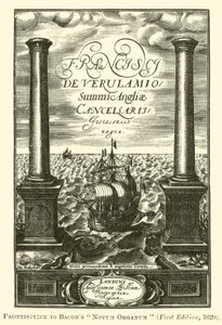Frontispis k Bacons Novum Organum od English School