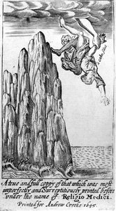 Frontispis k Religio Medici od sira Thomase Browna, 1645 od English School