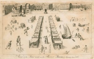 Frost Fair 1683-84 od English School