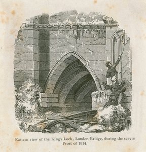 Frost Fair z roku 1814 od English School