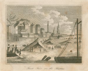 Frost Fair z roku 1814 od English School