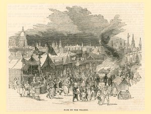 Frost Fair z roku 1814 od English School