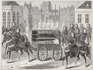 Pohřeb Richarda II od English School