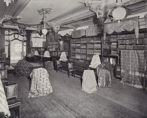 Oddělení bytového textilu, Harrods (litho) od English School